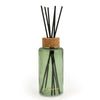 Candlelight Home 200ML TALL ROUND REED DIFFUSER WITH CORK LID - GREEN (PANTONE NO 5615C) – 5% FIG & APPLE SCENT (EAM04332/00)