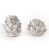 Candlelight Home Candle Holders Large Artichoke Candleholder - Stone 4PK