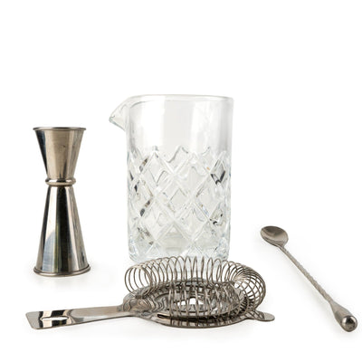 Candlelight Home Cocktail Shaker 4 Piece Cocktail Set - Classic 1PK