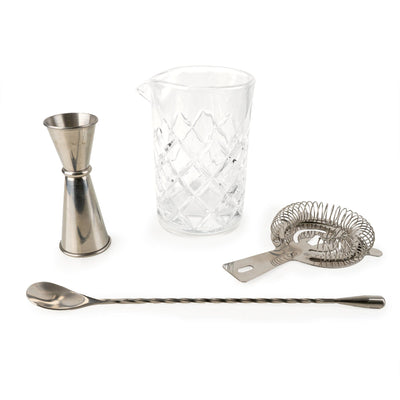 Candlelight Home Cocktail Shaker 4 Piece Cocktail Set - Classic 1PK