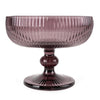 Candlelight Home Glasses Stemmed Champagne Saucer Glass - Plum