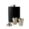 Candlelight Home Hip Flask 4-piece mat Black Hip Flask - 1PK