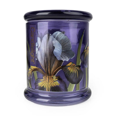 Candlelight Home LARGE GLASS LIDDED JAR IRIS & TONKA BEAN - IRIS & TONKA BEAN SCENT