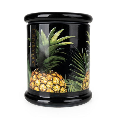 Candlelight Home LARGE GLASS LIDDED JAR PINEAPPLE & COCONUT - 5% PINEAPPLE & COCONUT SCENT