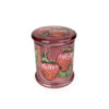 Candlelight Home LARGE GLASS LIDDED JAR WILD STRAWBERRY & RHUBARB - 5%  WILD STRAWBERRY & RHUBARB SCENT