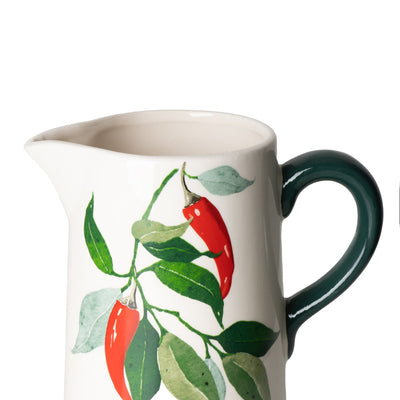 Candlelight Home LARGE STRAIGHT SIDED JUG - CHILLIES