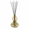 Candlelight Home Reed Diffusers 500ml Reed Diffuser Wavy Glass - Olive Green 4PK