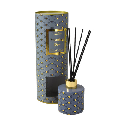 Candlelight Home Reed Diffusers Oriental Heron Reed Diffuser in Gift Box Morning Dew Clean Cotton Scent 150ml (MO) 1PK