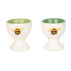 Candlelight Home SET OF 2 EGG CUPS IN GIFT BOX - BEES