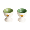 Candlelight Home SET OF 2 EGG CUPS IN GIFT BOX - BEES