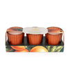 Candlelight Home SET OF 3 VOTIVES MANDARIN & ORANGE BLOSSOM - 5% MANDARIN & ORANGEBLOSSOM SCENT