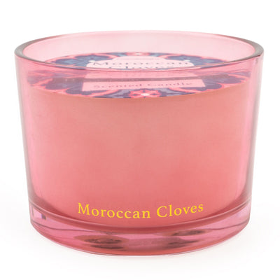 Candlelight Home TWO WICK CANDLE 'MOROCCAN CLOVES' MOROCCAN RED C'MON SCENT
