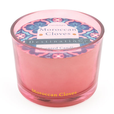 Candlelight Home TWO WICK CANDLE 'MOROCCAN CLOVES' MOROCCAN RED C'MON SCENT