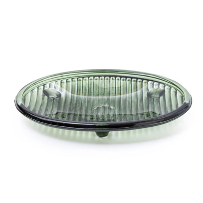 Candlelight Home 15.3CM GLASS SOAP DISH GREEN