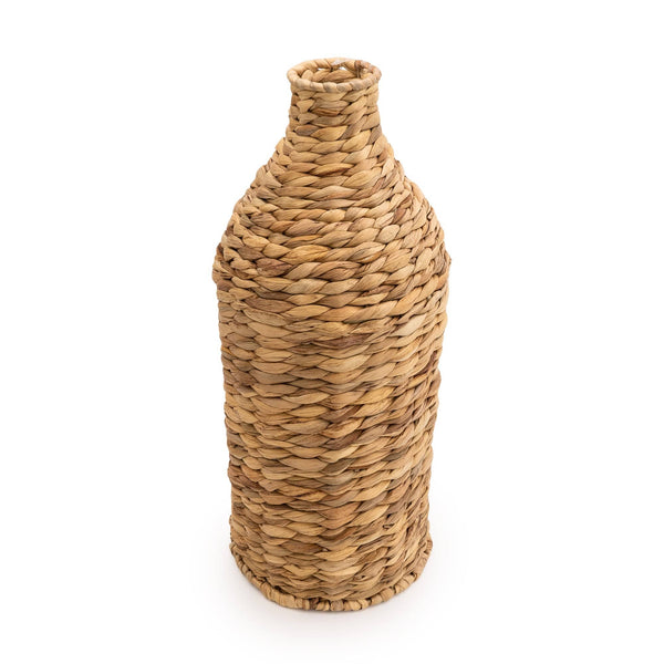 40cm Woven Water Hyacinth Vase 2PK - Candlelight Home